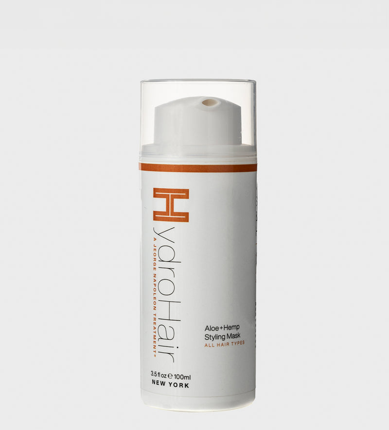 HydroHair+Hemp Styling Mask | FOR SENSITIVE, ITCHY SCALP, adds texture and boddy to the hair. 3.5 oz