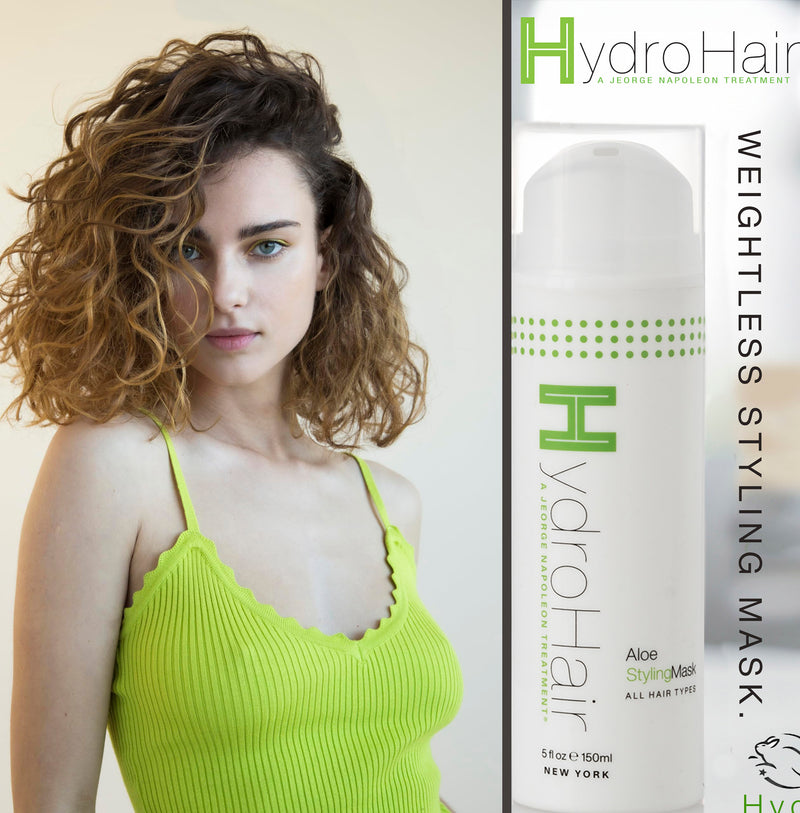 HydroHair Mask – Deep Hydration & Repair Hair Treatment, this weightless mask is perfect for blow dry or wash and go, good for all kinds of hairSMALL 3.5 oz