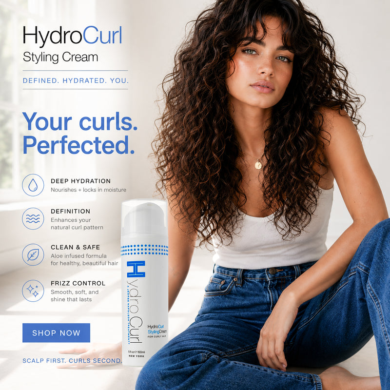HydroCurl Styling Cream – Curl Definition & Frizz Control – HydroHair