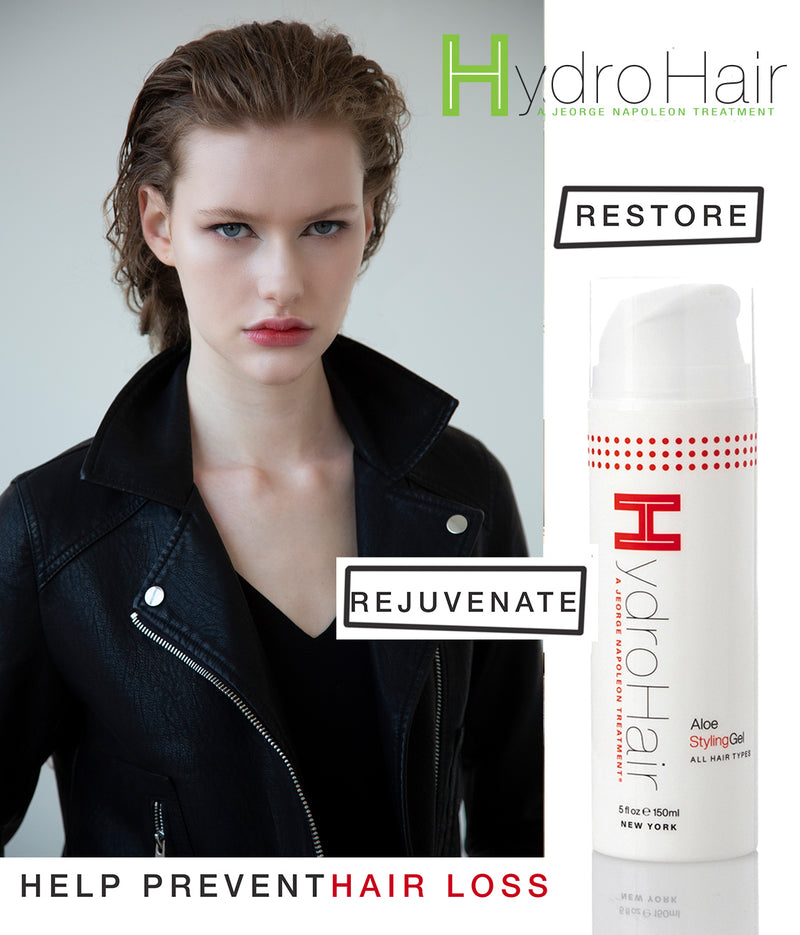 HydroHair Styling Gel – Natural Aloe Vera Hair Gel for Smooth, Frizz-Free Styles – Strong Hold, Shine Boost, and All-Day Hydration for Curls, Straight and slikback hair.  5oz-150ml