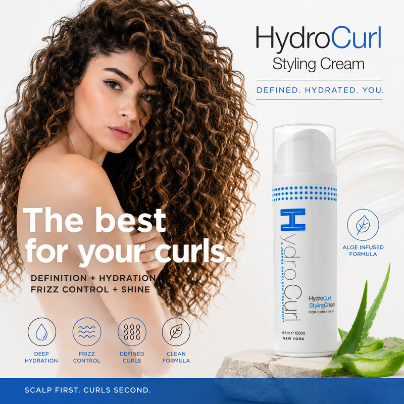 HydroCurl Styling Cream – Curl Definition & Frizz Control – HydroHair