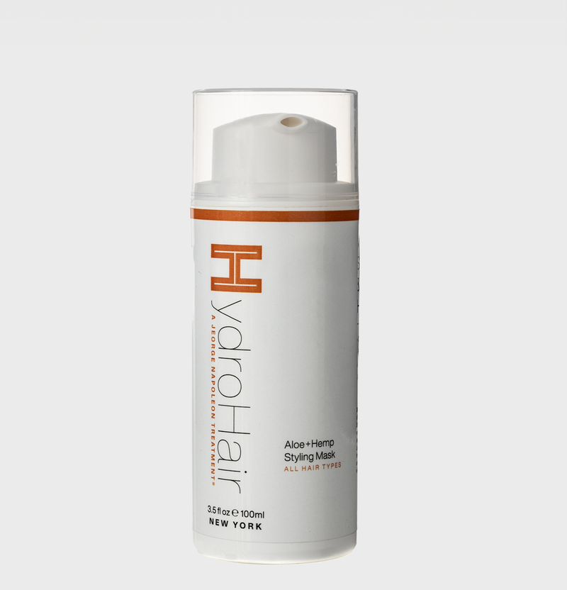 HydroHair+Hemp Styling Mask | FOR SENSITIVE, ITCHY SCALP, adds texture and boddy to the hair. 3.5 oz