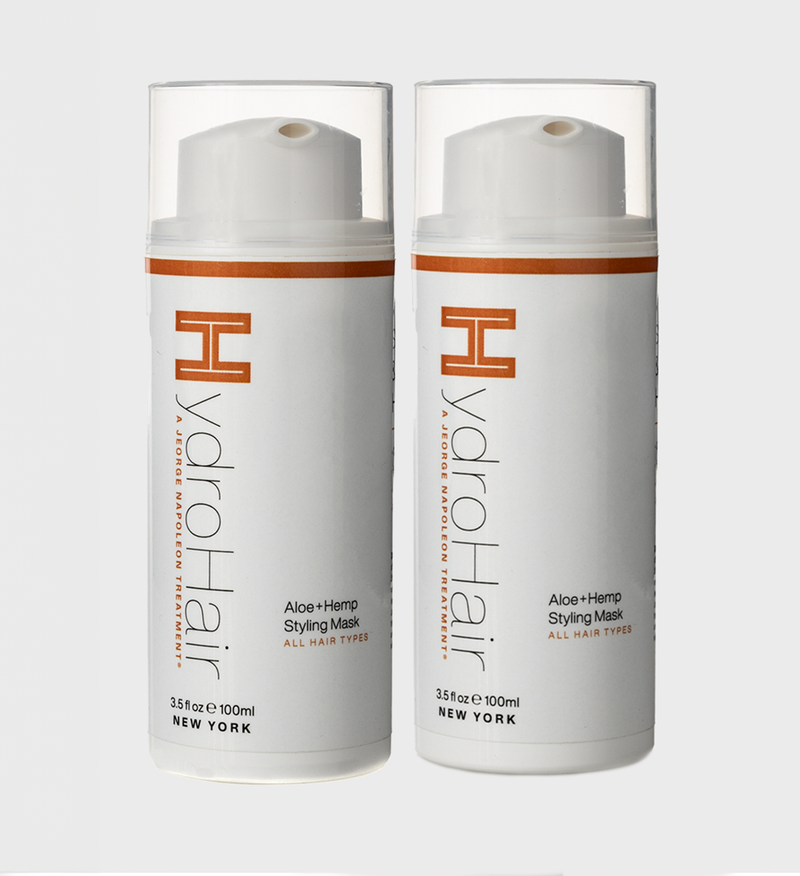 HydroHair+Hemp Styling Mask | FOR SENSITIVE, ITCHY SCALP, adds texture and boddy to the hair. 3.5 oz
