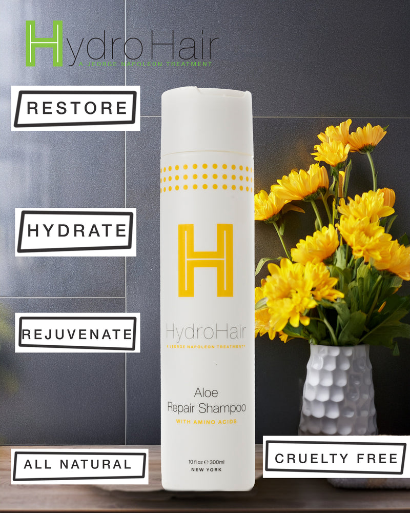 Aloe Repair Shampo treatment for thining hair for man and women-Hair thickening Volumizing made with Protein, Rosemary, and Free Sulfates and Parafins