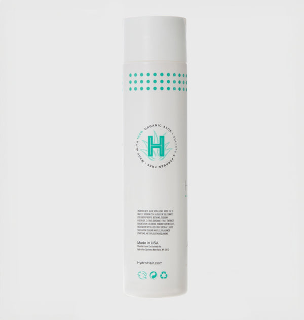 Aloe Shampoo by HydroHair |  Repairs, Rejuvenates, Moisturizes, and Soothes. 10 oz $28.00