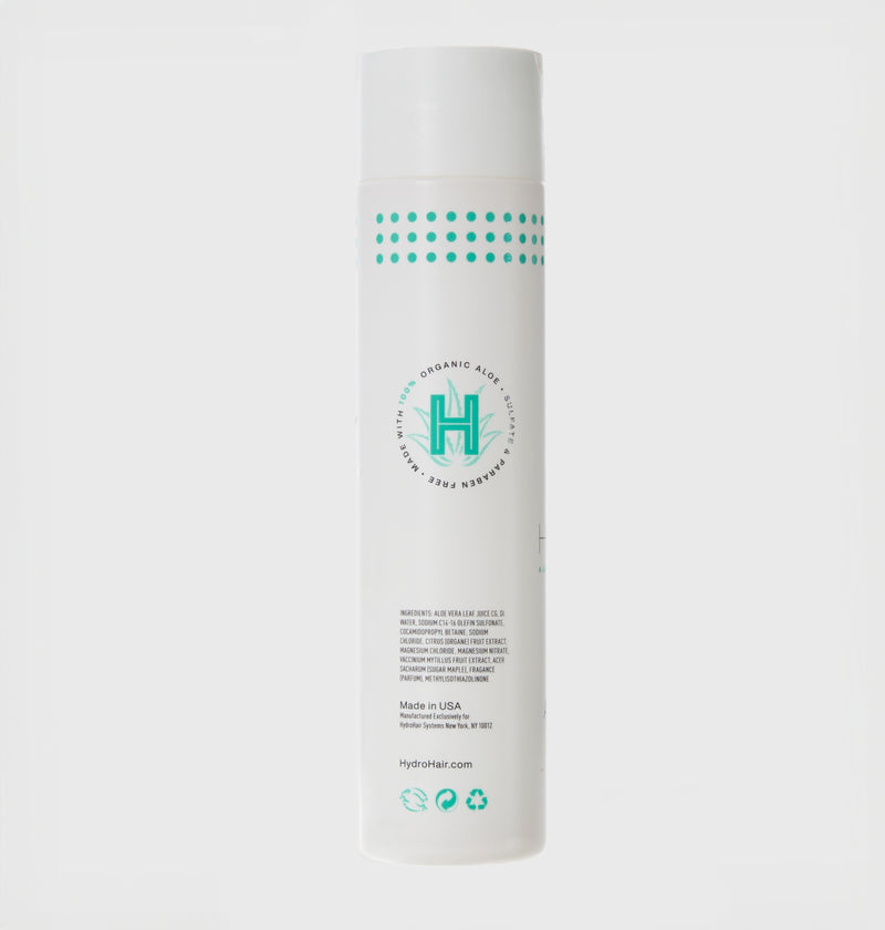 Aloe Shampoo by HydroHair |  Repairs, Rejuvenates, Moisturizes, and Soothes. 10 oz $28.00